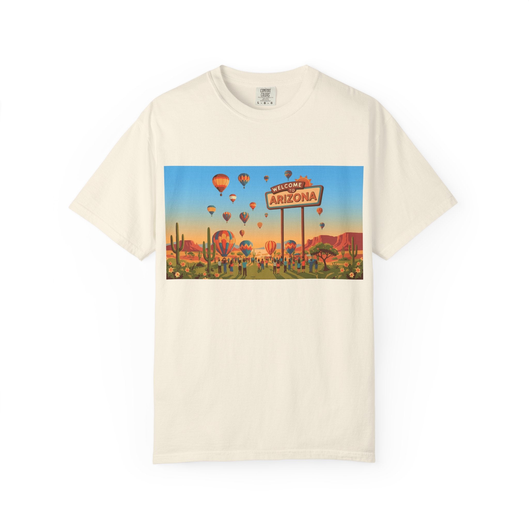 Welcome  to Arizona Hot Air Balloon T-Shirt Unisex
