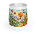 Hot Air Balloon Adventure Chill Wine Tumbler