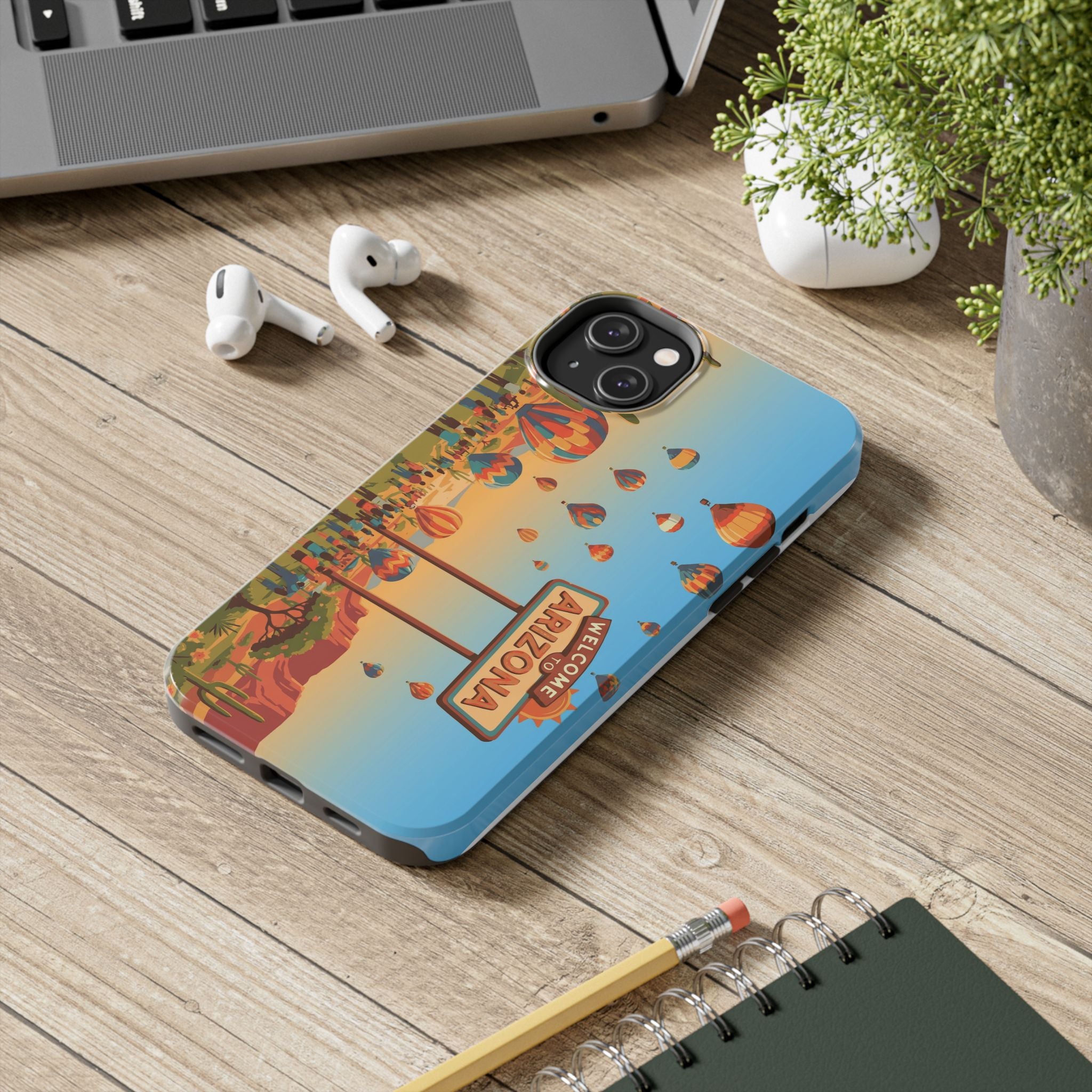 Welcome to Arizona Hot Air Balloon Tough Phone Case