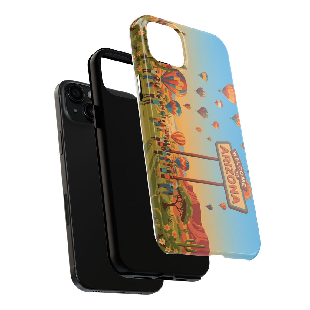 Welcome to Arizona Hot Air Balloon Tough Phone Case