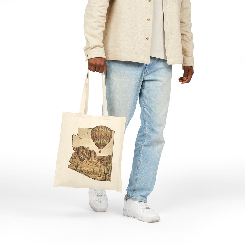 Grand Canyon Arizona Hot Air Balloon Tote Bag