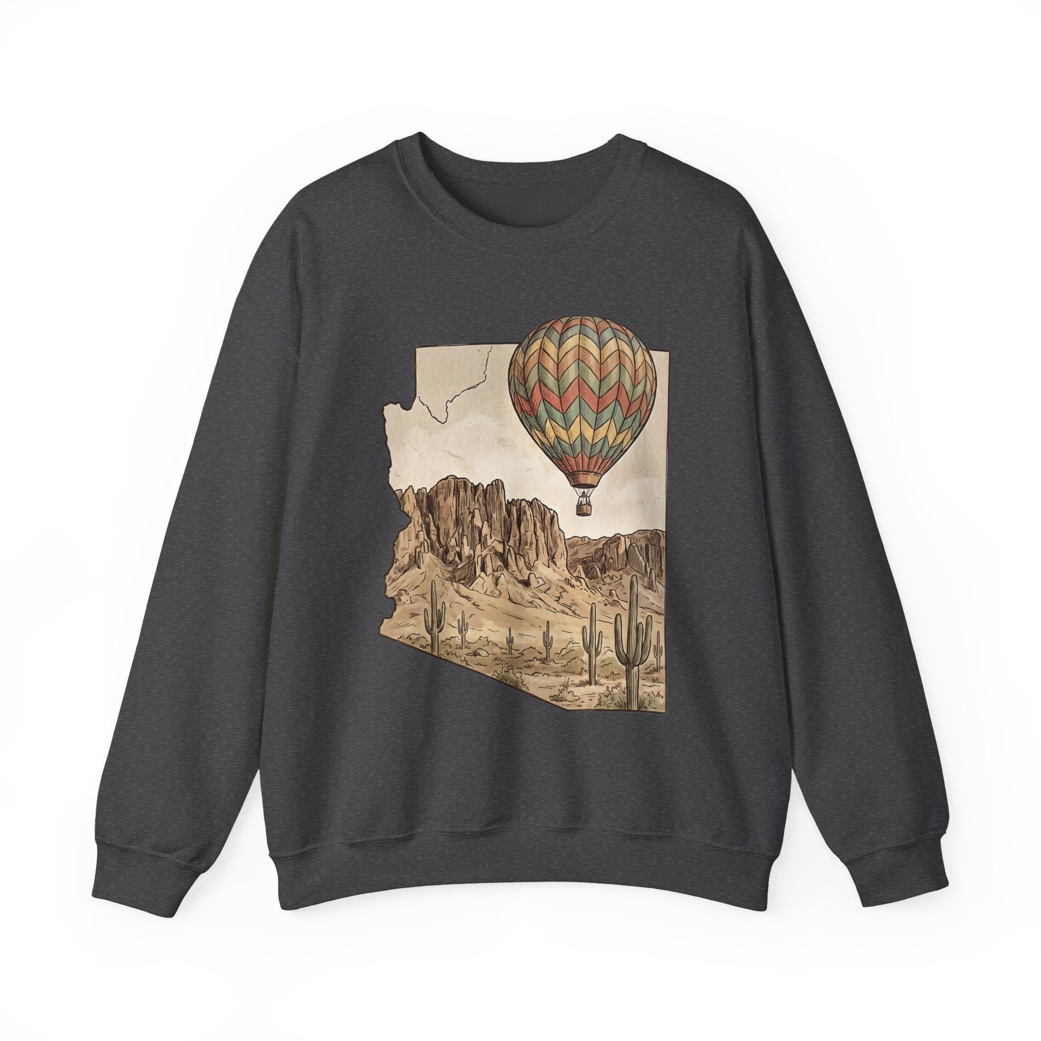 Grand Canyon Arizona Hot Air Balloon Crewneck Sweater