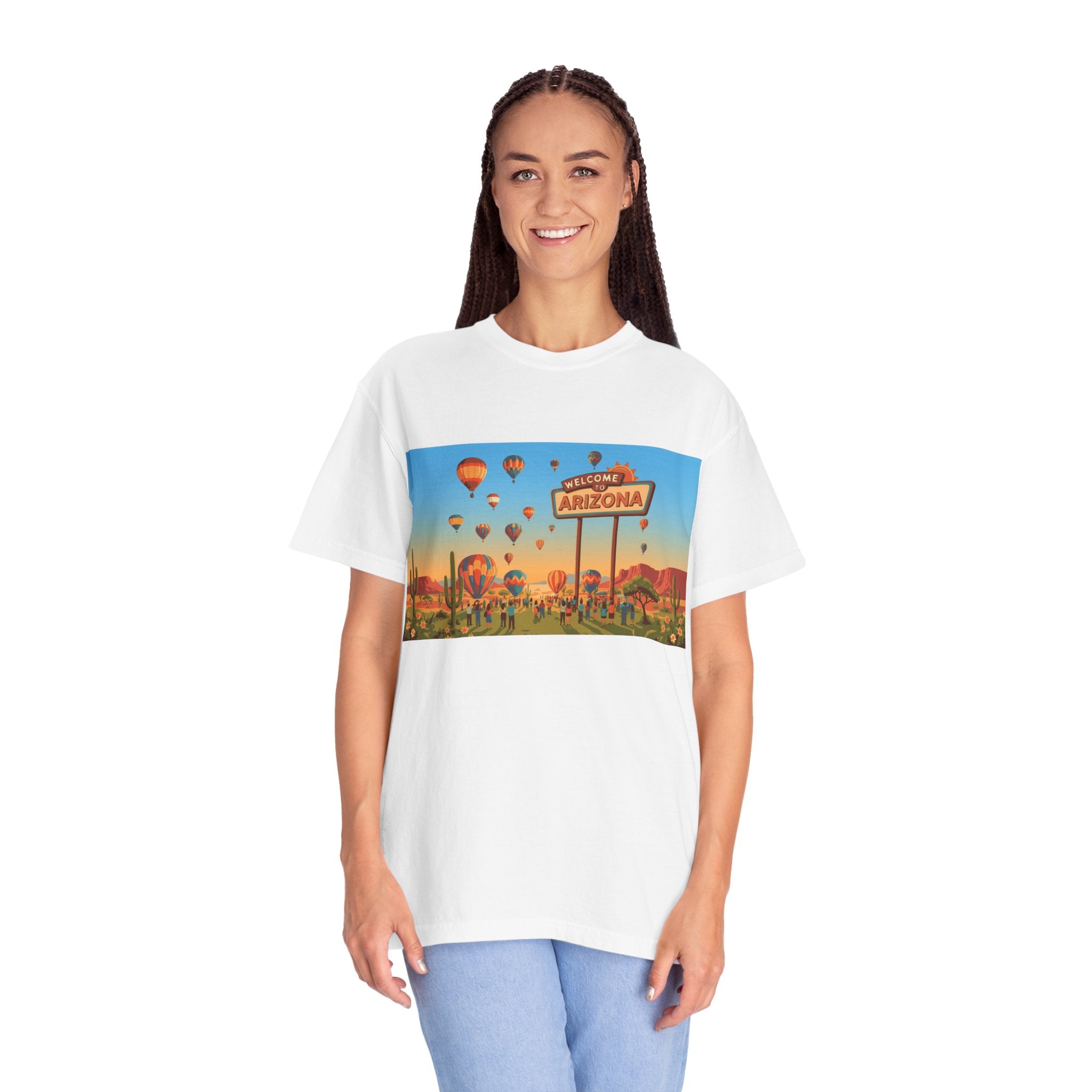 Welcome  to Arizona Hot Air Balloon T-Shirt Unisex
