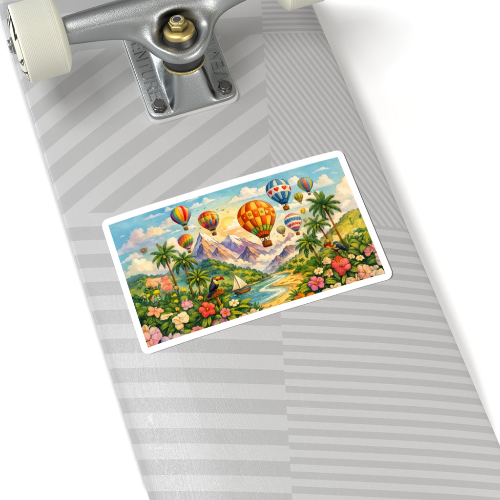Hot Air Balloon Adventure Sticker