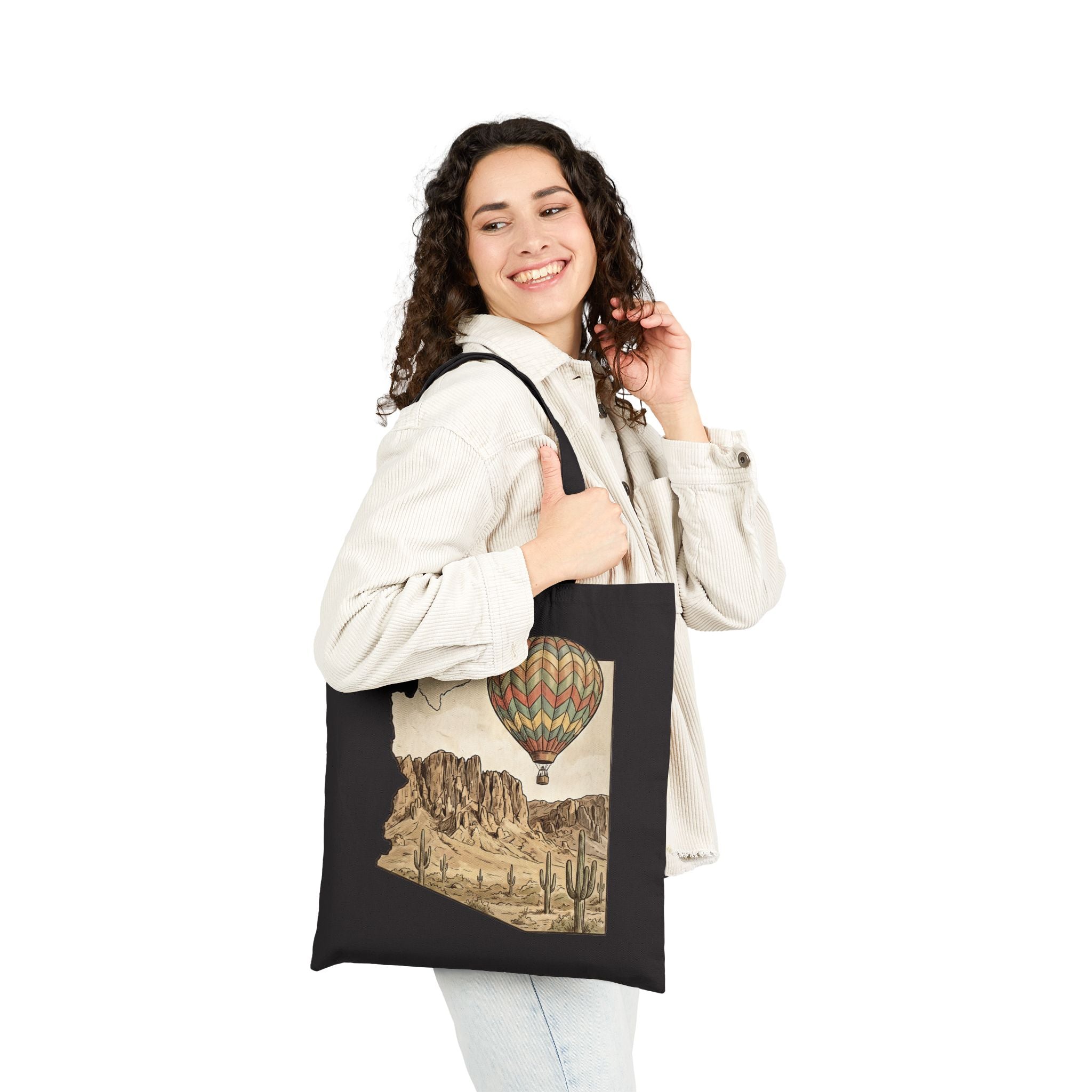 Grand Canyon Arizona Hot Air Balloon Tote Bag