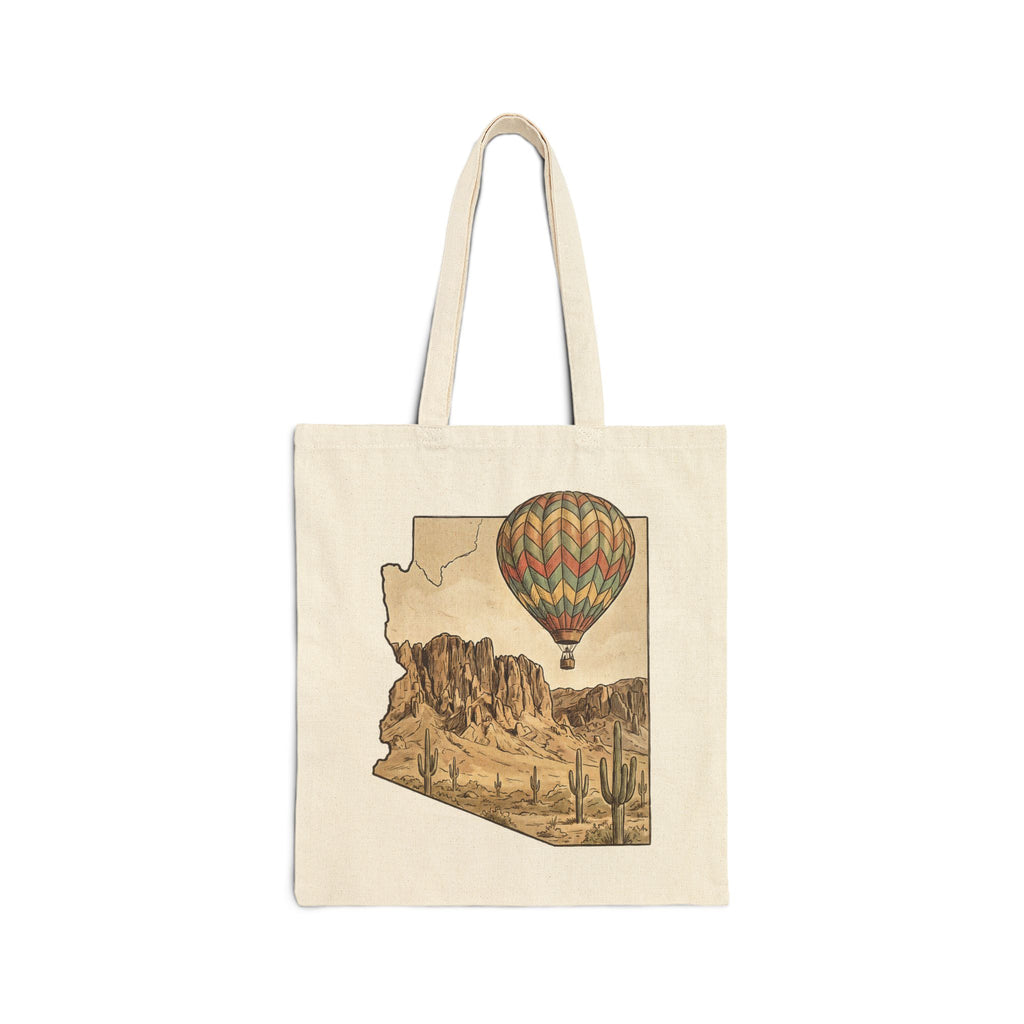 Grand Canyon Arizona Hot Air Balloon Tote Bag