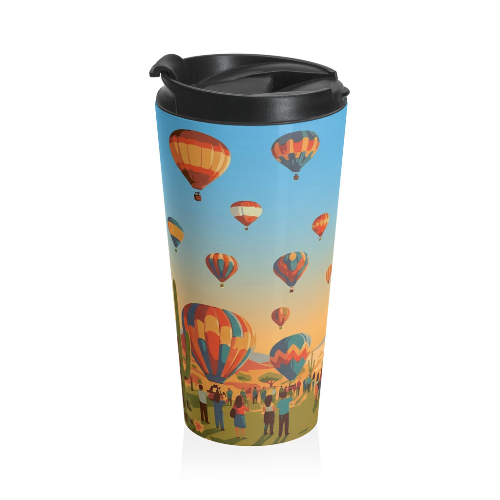 Welcome to Arizona Hot Air Balloon Stainless Steel Scenic Tumbler Travel Mug