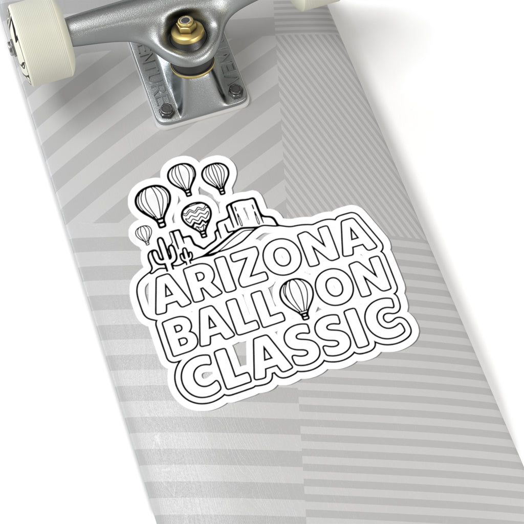 Arizona Balloon Classic Sticker — Hot Air Balloon Desert Decal (Kiss-Cut)