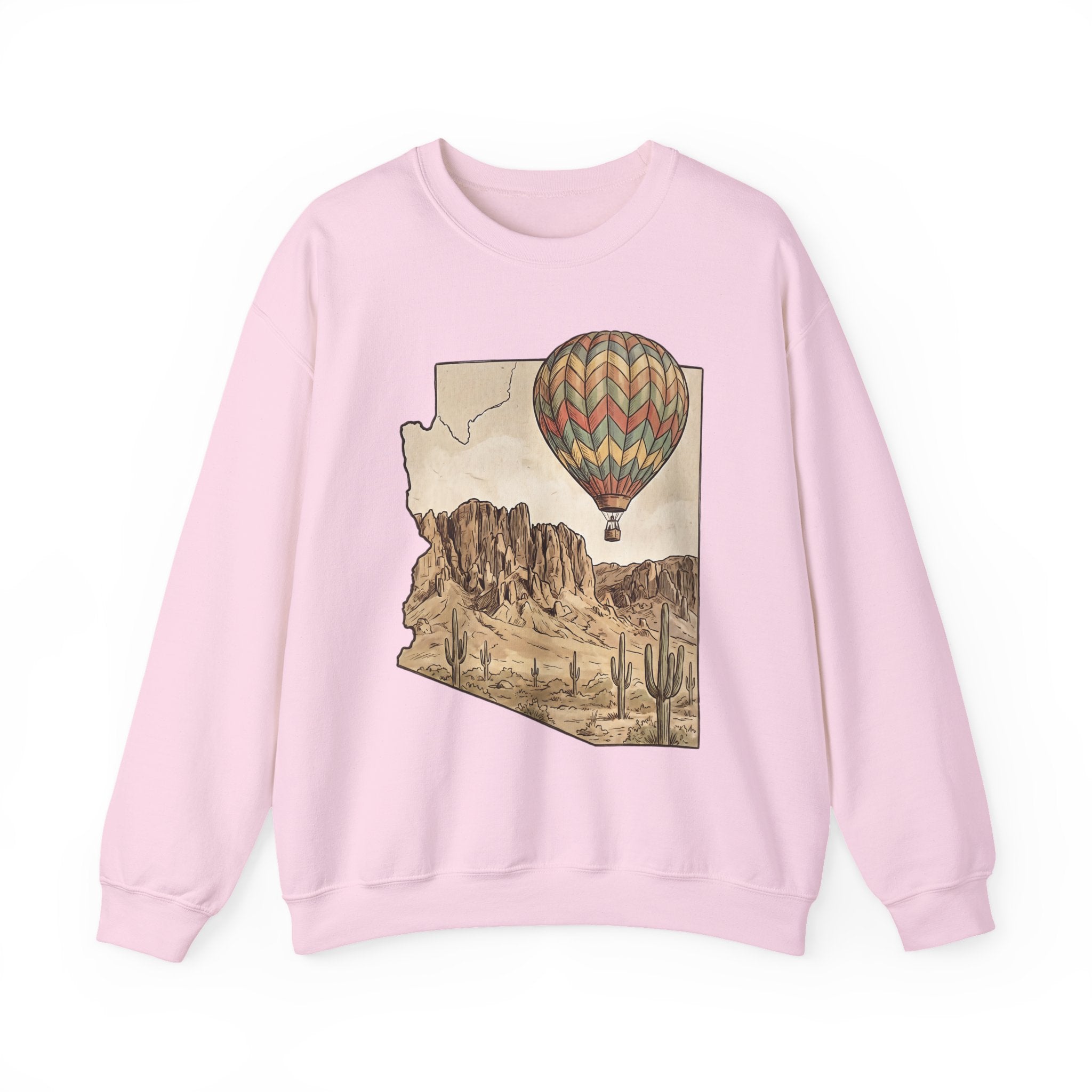 Grand Canyon Arizona Hot Air Balloon Crewneck Sweater