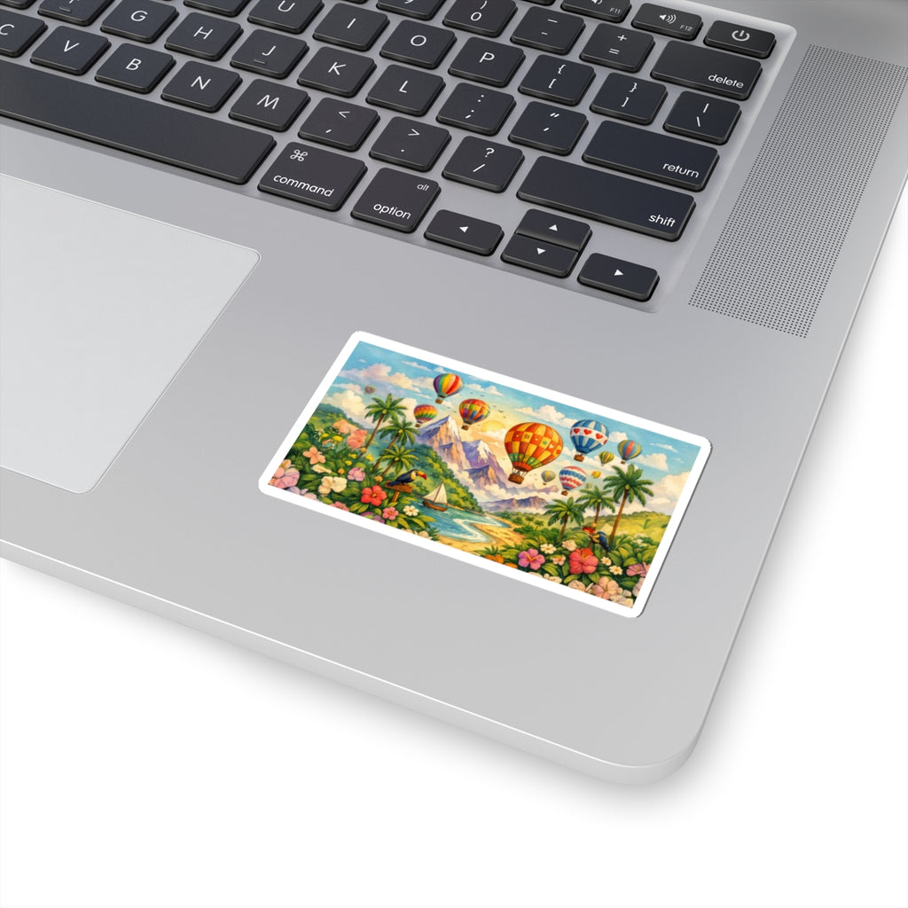 Hot Air Balloon Adventure Sticker