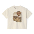 Grand Canyon Arizona Air Balloon Womens Boxy Tee