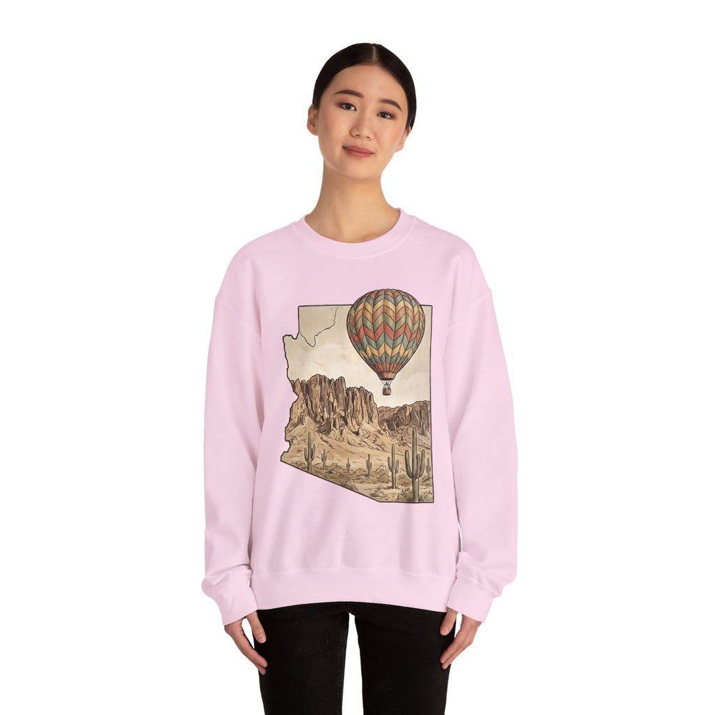 Grand Canyon Arizona Hot Air Balloon Crewneck Sweater