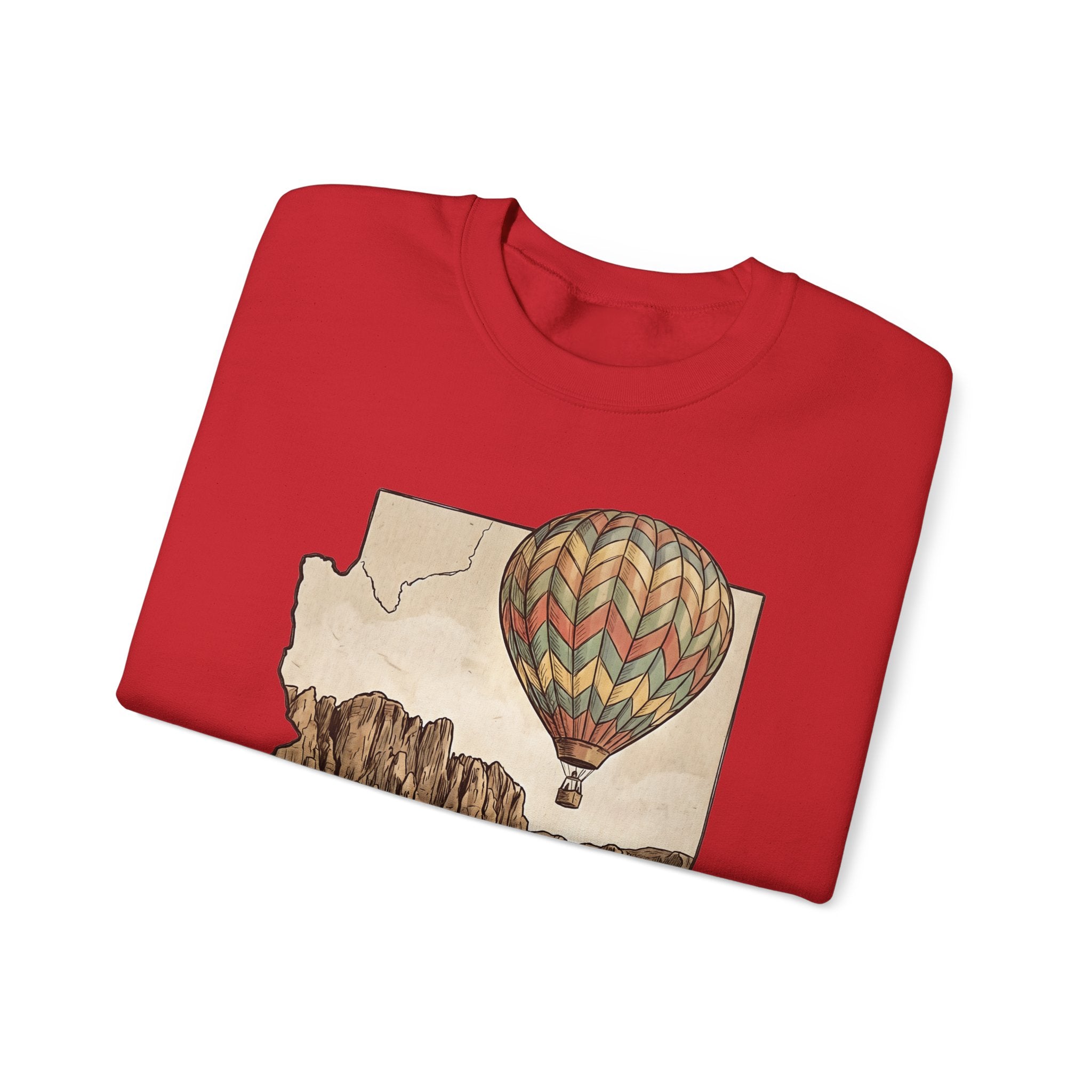 Grand Canyon Arizona Hot Air Balloon Crewneck Sweater