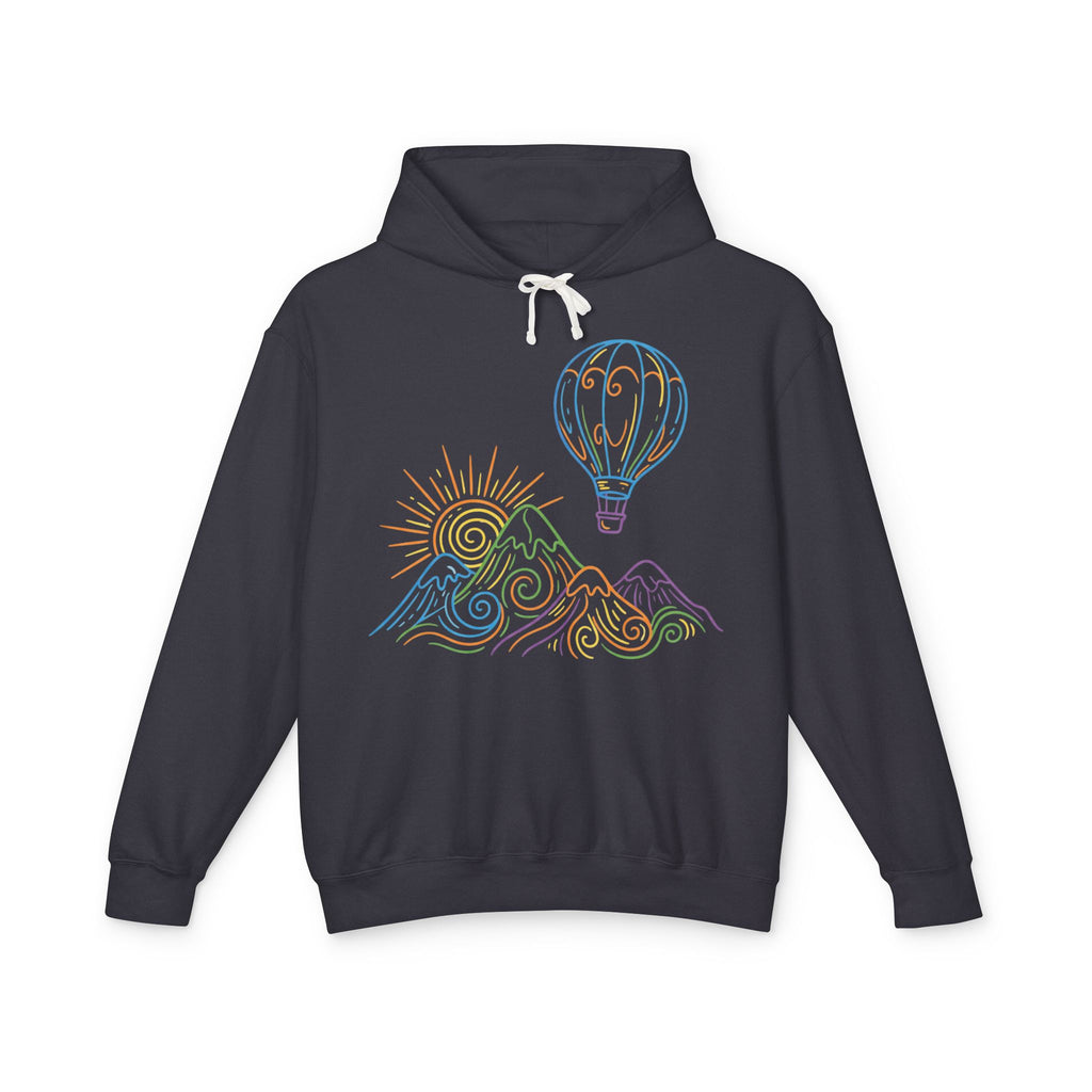 Hot Air Balloon Mountain Pastel Hoodie