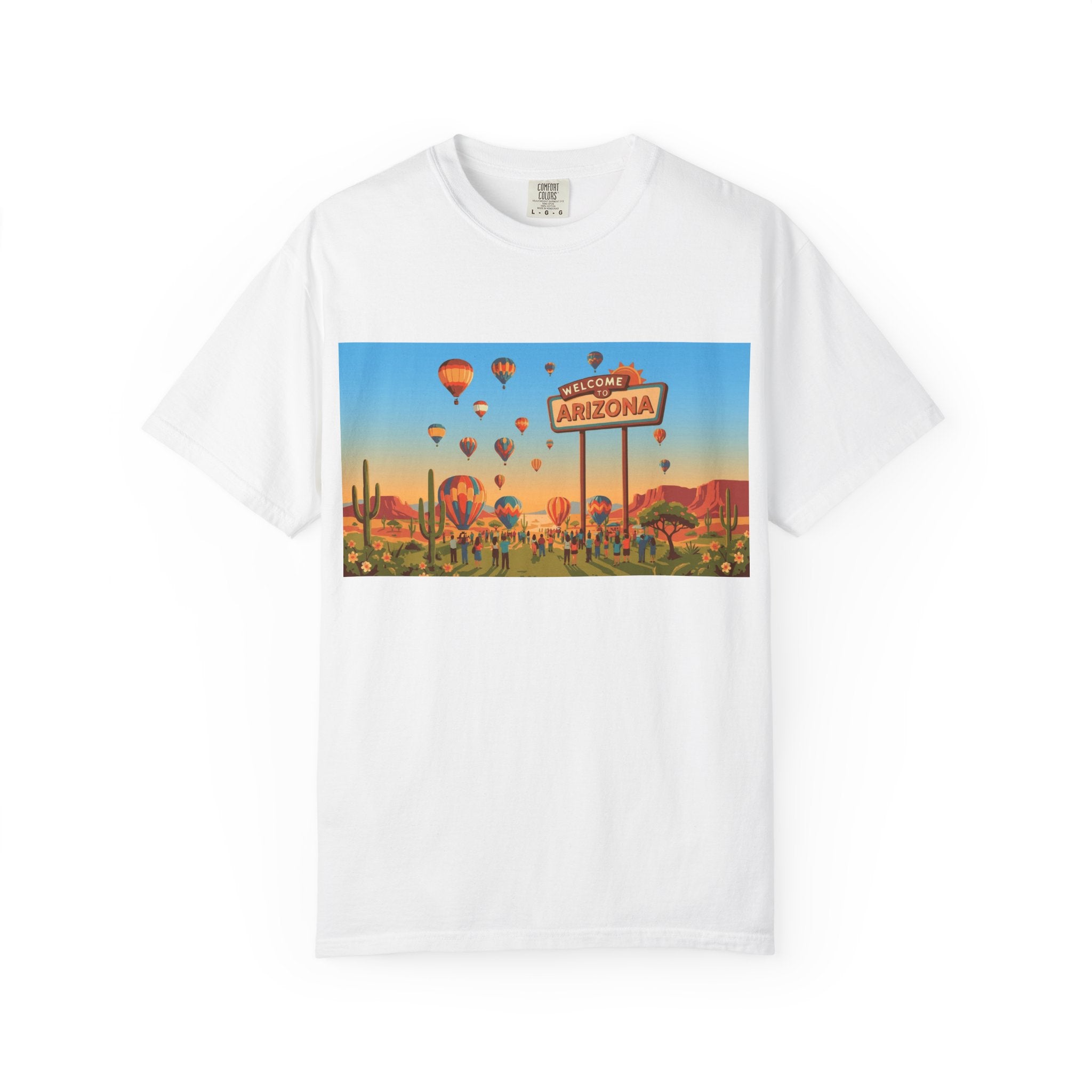 Welcome  to Arizona Hot Air Balloon T-Shirt Unisex