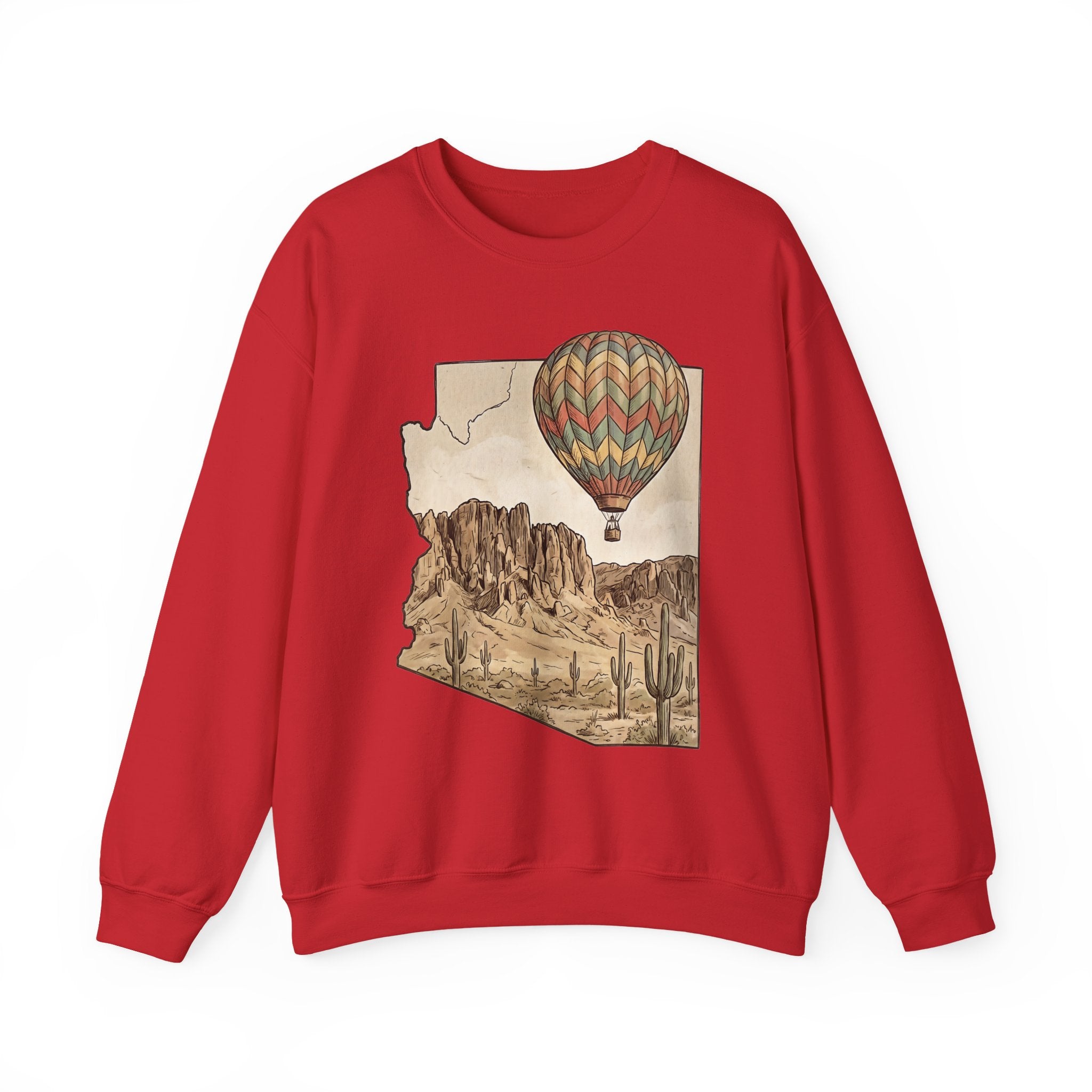Grand Canyon Arizona Hot Air Balloon Crewneck Sweater
