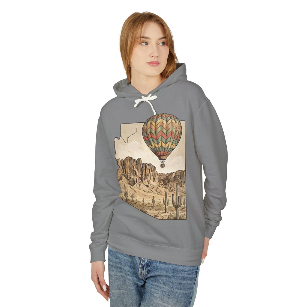 Grand Canyon Arizona Desert Hot Air Balloon Hoodie