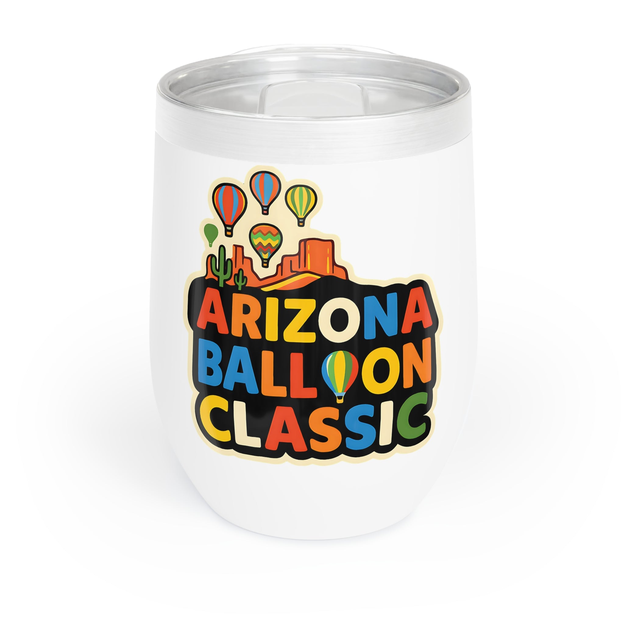 Arizona Balloon Classic (Colorful) Chill Wine Tumbler