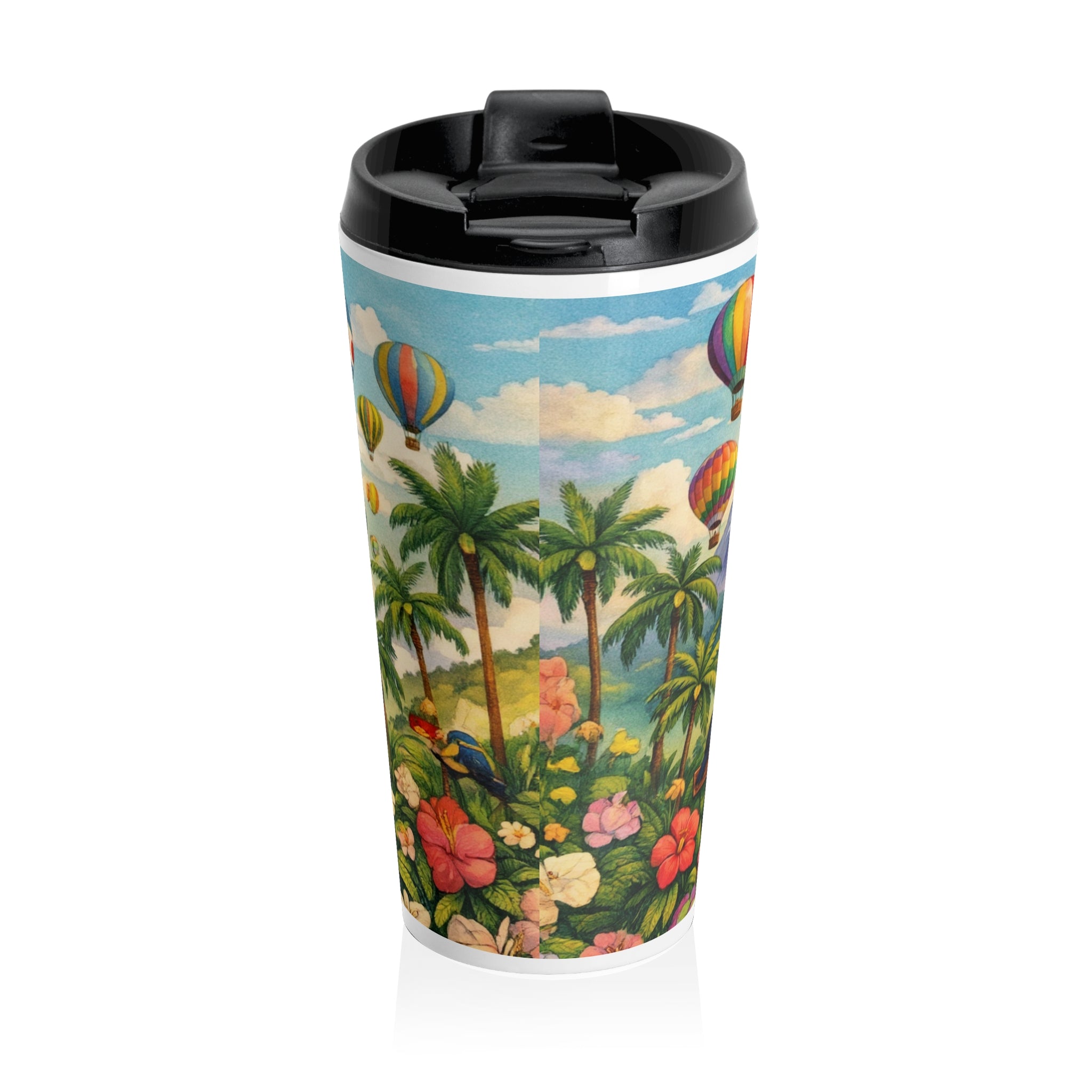 Hot Air Balloon Adventure Stainless Steel Travel Mug