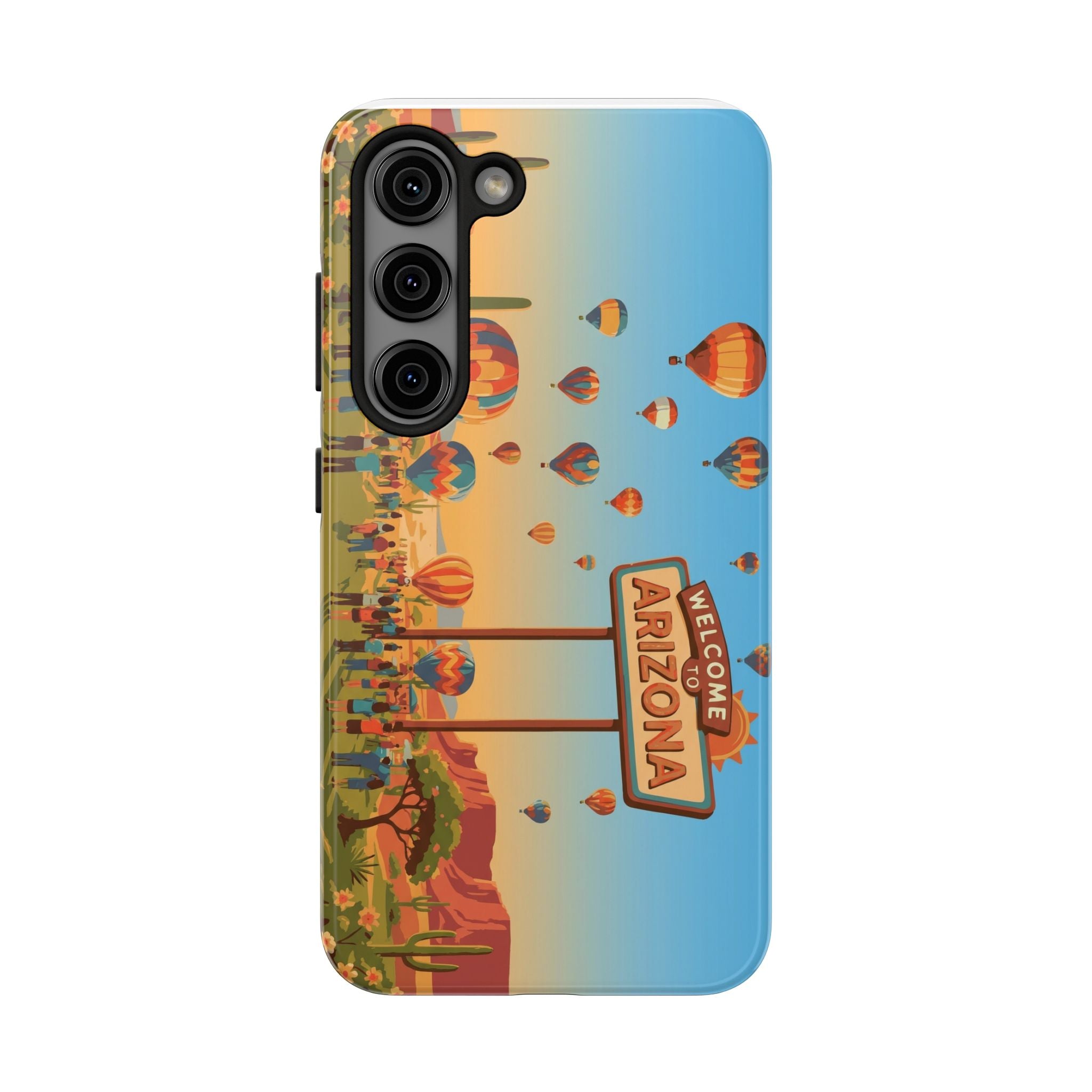 Welcome to Arizona Hot Air Balloon Tough Phone Case