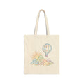 Hot Air Balloon Mountain Pastel Tote Bag