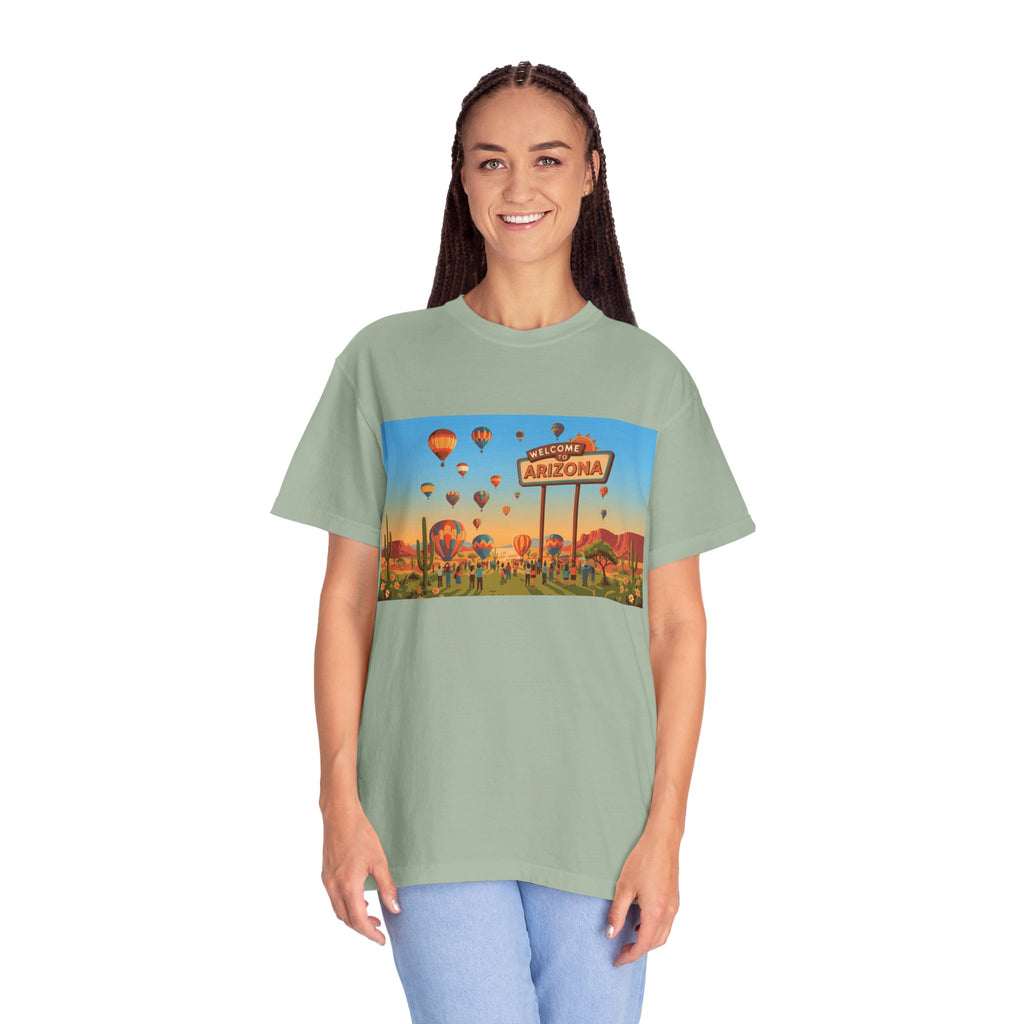 Welcome  to Arizona Hot Air Balloon T-Shirt Unisex