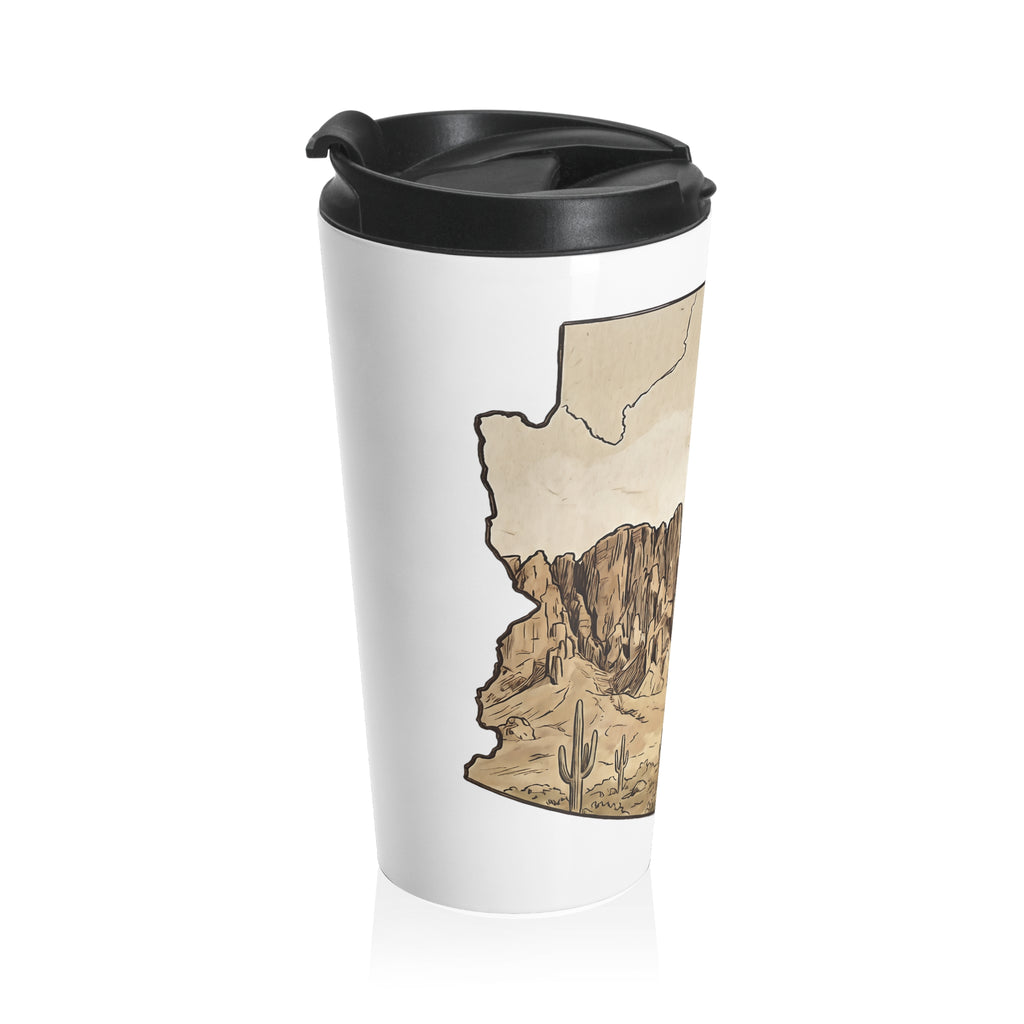 Grand Canyon Arizona Hot Air Balloon Stainless Steel Travel Mug