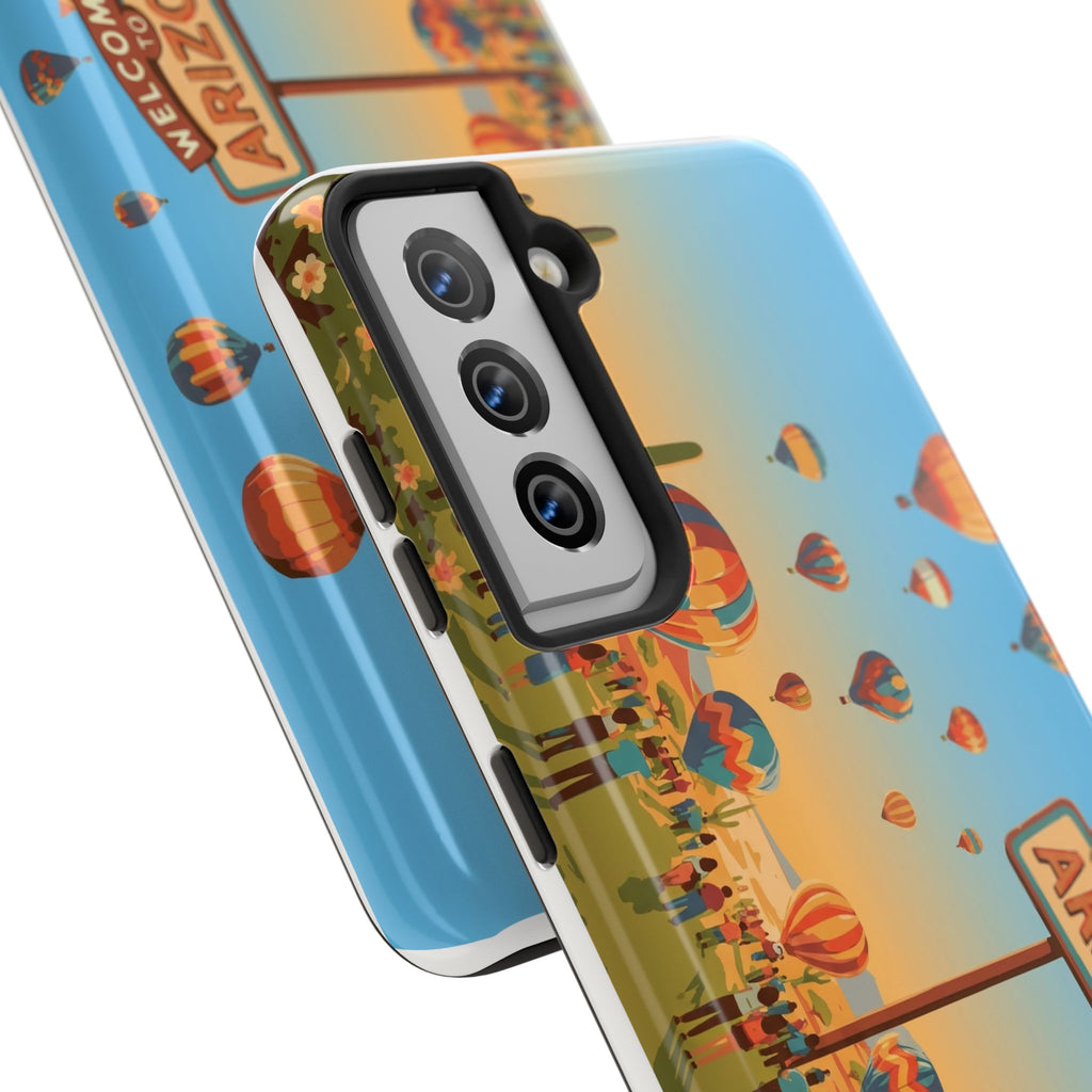 Welcome to Arizona Hot Air Balloon Tough Phone Case