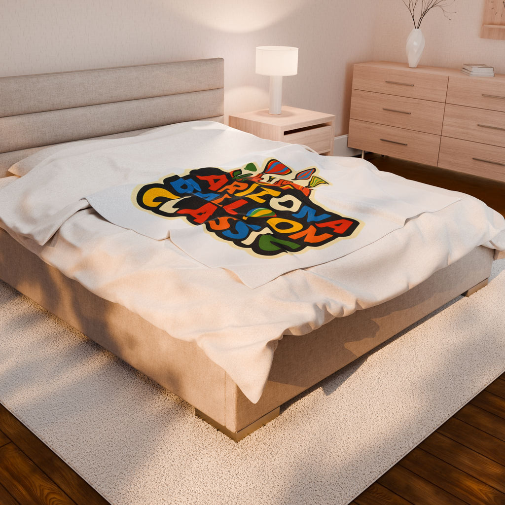 Arizona Balloon Classic (Colorful) Velveteen Plush Blanket