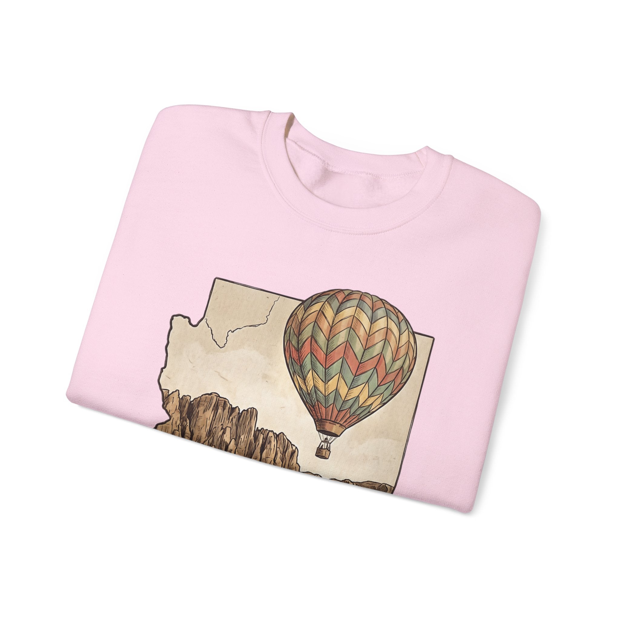 Grand Canyon Arizona Hot Air Balloon Crewneck Sweater